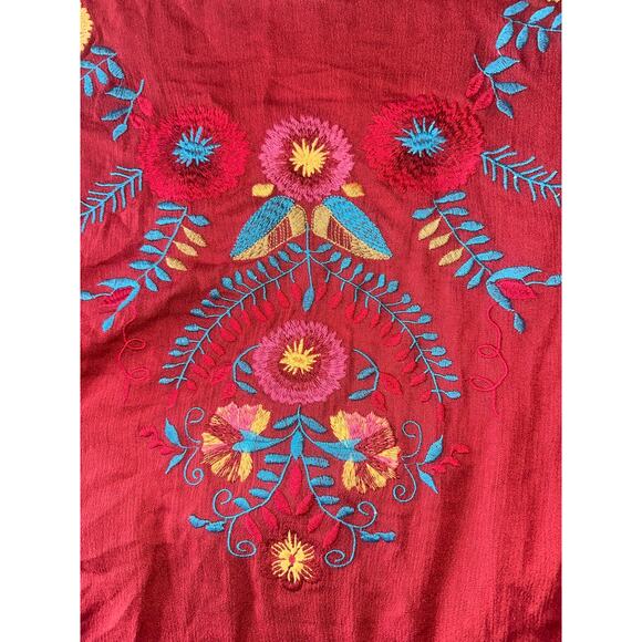 Altar'd State bohemian kimono top in a colorful floral embroidery size S/M - Picture 5 of 6